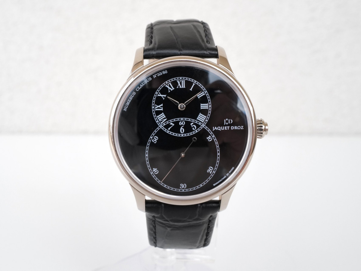 Швейцарський годинник Jaquet-Droz Grande Seconde Limited Edition of 88 Enamel Black Dial 18K White Gold 43
