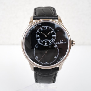 Швейцарський годинник Jaquet-Droz Grande Seconde Limited Edition of 88 Enamel Black Dial 18K White Gold 43