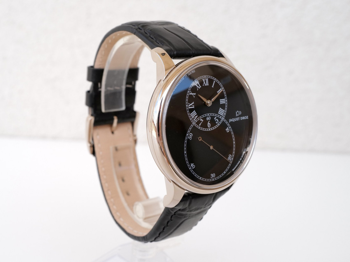 Швейцарський годинник Jaquet-Droz Grande Seconde Limited Edition of 88 Enamel Black Dial 18K White Gold 43