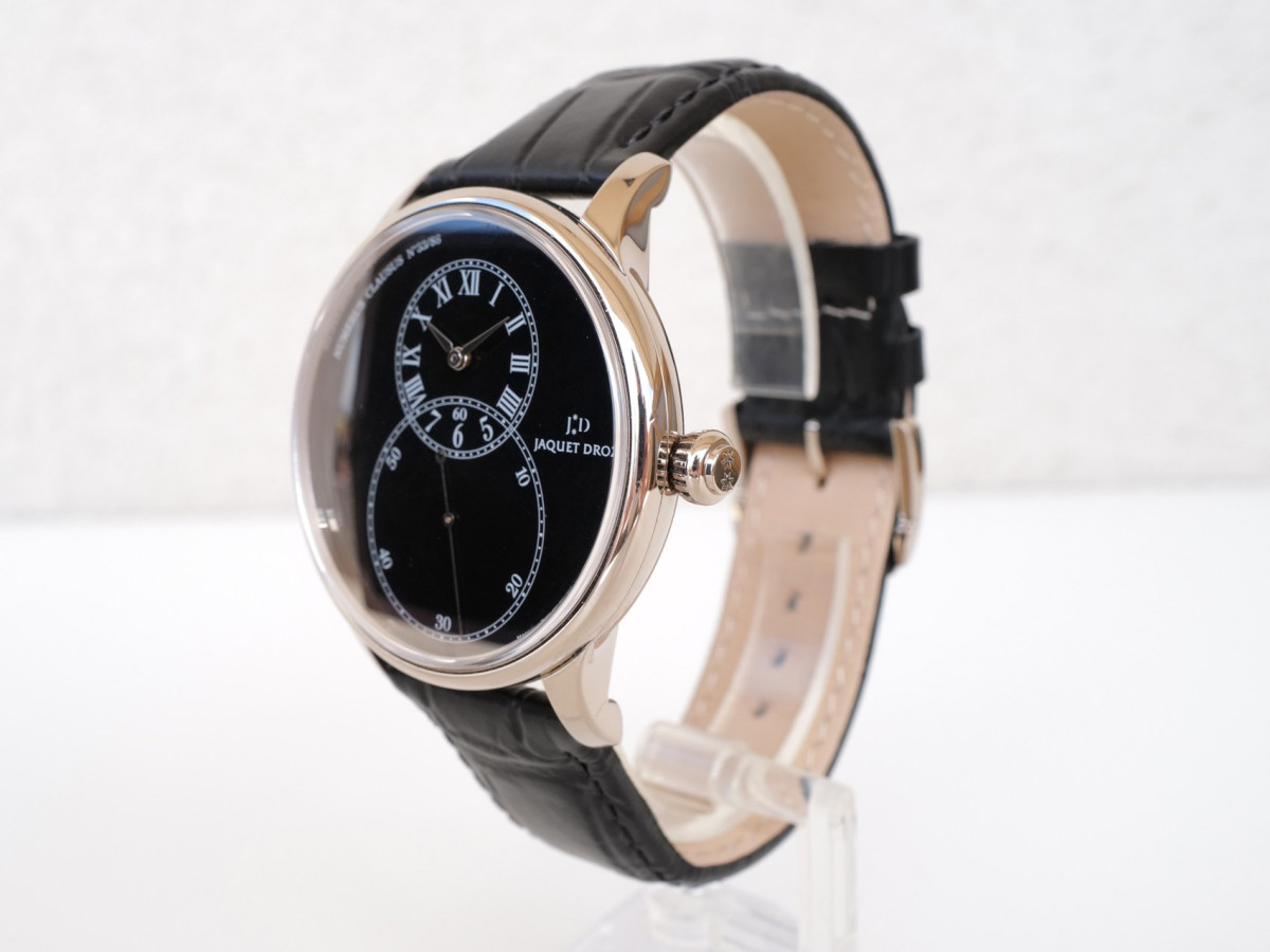 Швейцарський годинник Jaquet-Droz Grande Seconde Limited Edition of 88 Enamel Black Dial 18K White Gold 43