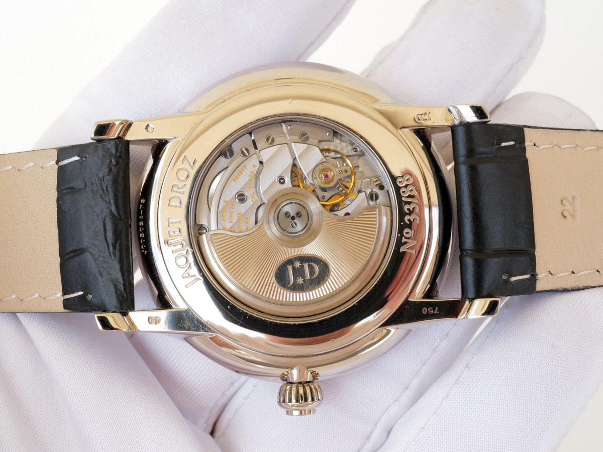 Швейцарський годинник Jaquet-Droz Grande Seconde Limited Edition of 88 Enamel Black Dial 18K White Gold 43