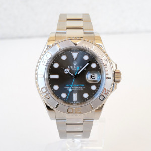 Швейцарський годинник Rolex Yacht-Master 40 Rhodium Dial Platinum Bezel
