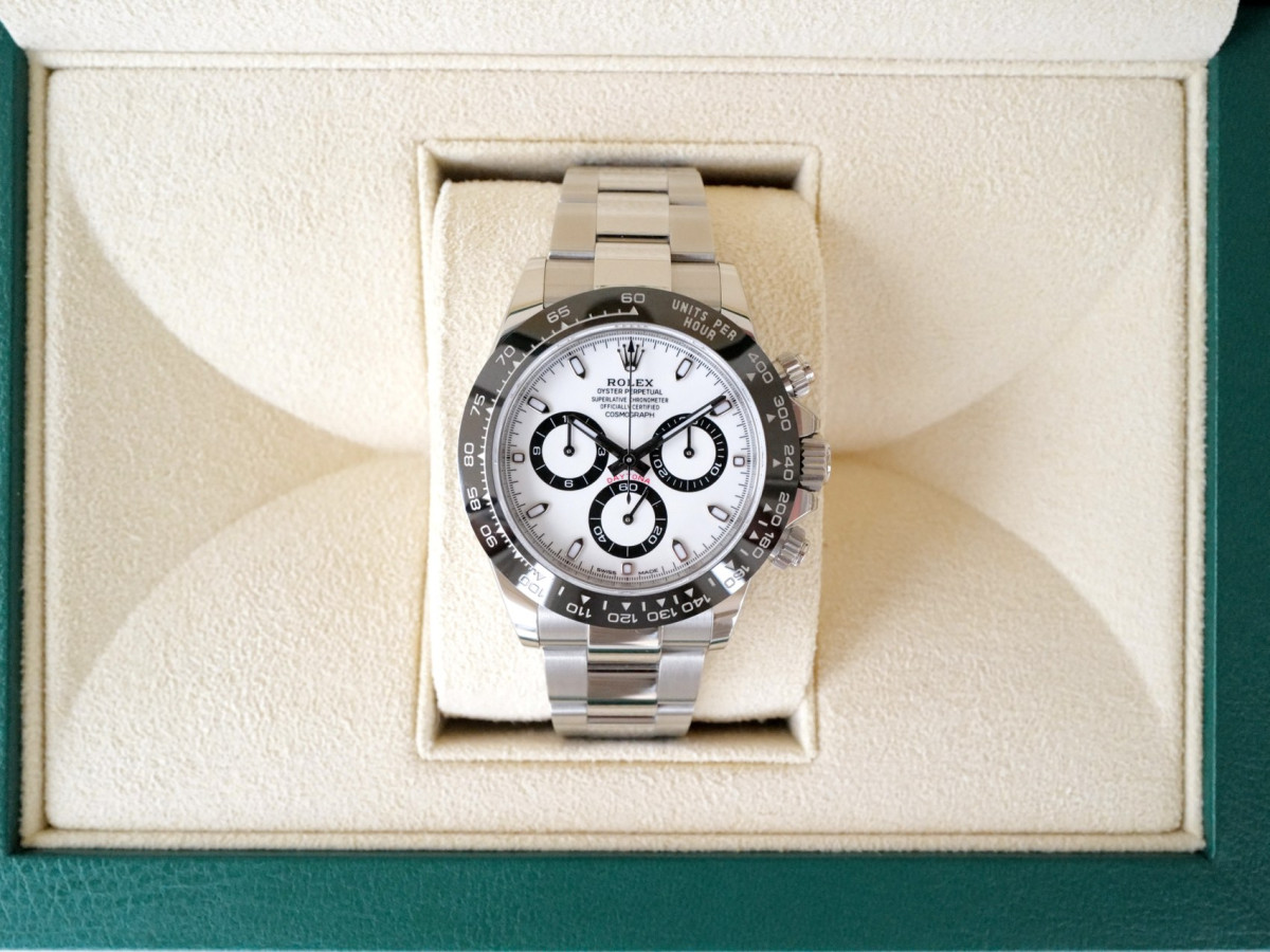Швейцарские часы Rolex Cosmograph Daytona Panda White Dial (2021)