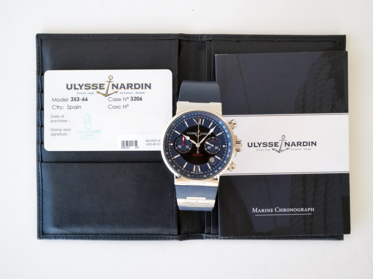 Швейцарские часы Ulysse Nardin Maxi Marine Chronograph 41
