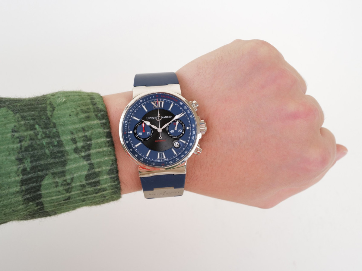 Швейцарские часы Ulysse Nardin Maxi Marine Chronograph 41