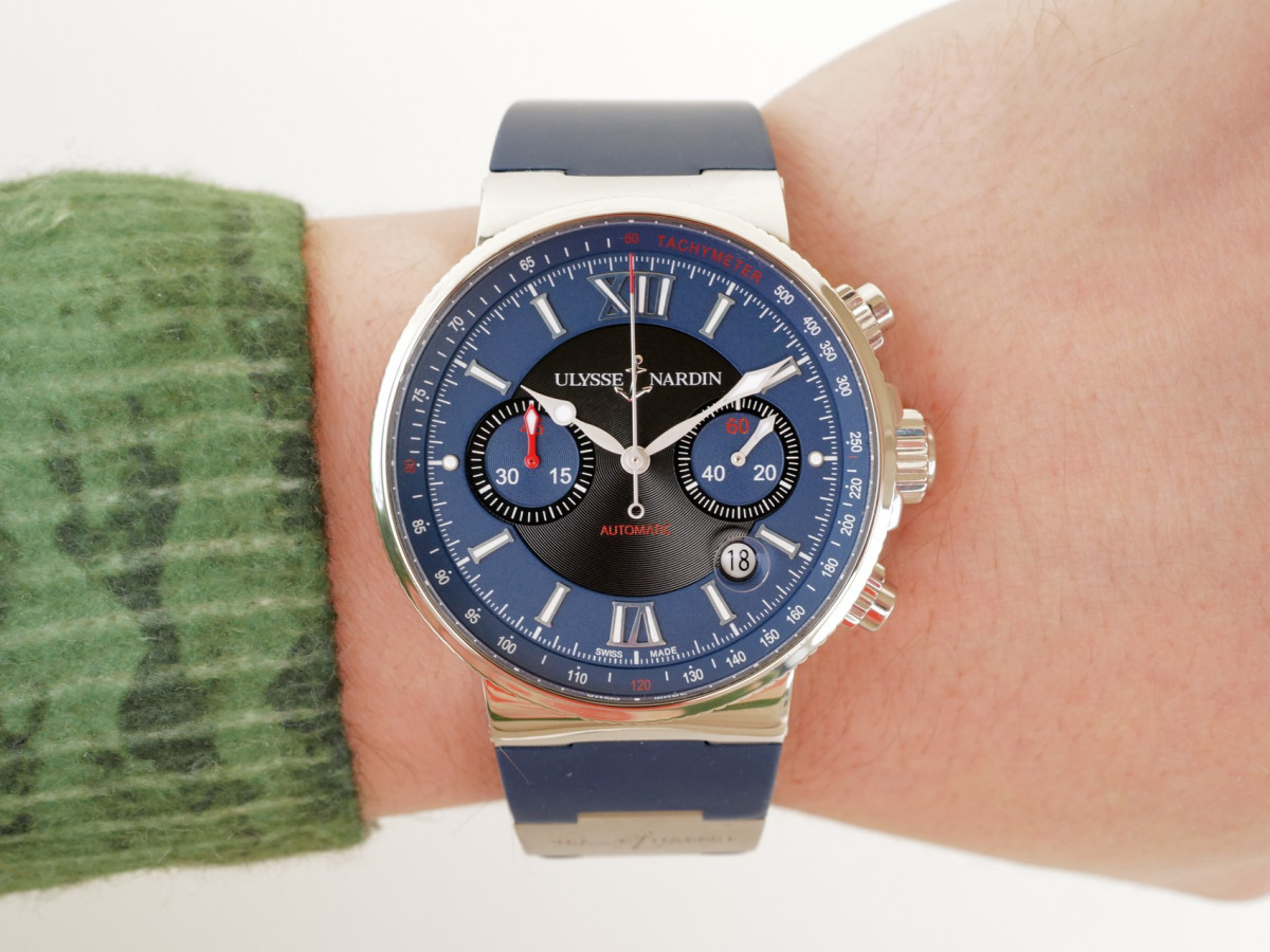 Швейцарские часы Ulysse Nardin Maxi Marine Chronograph 41
