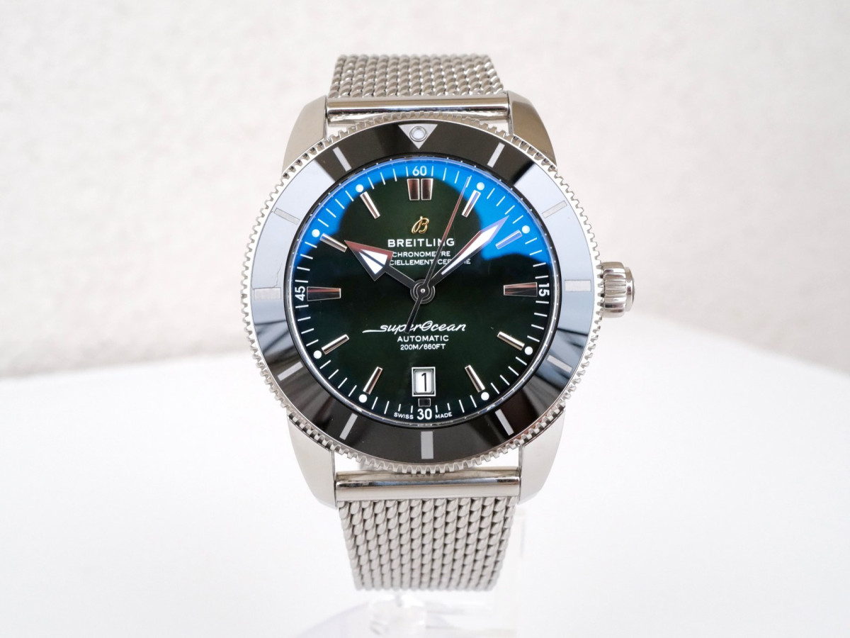Швейцарський годинник Breitling Superocean Heritage B20 Green Dial 46