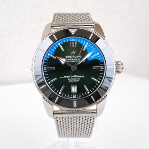 Швейцарський годинник Breitling Superocean Heritage B20 Green Dial 46