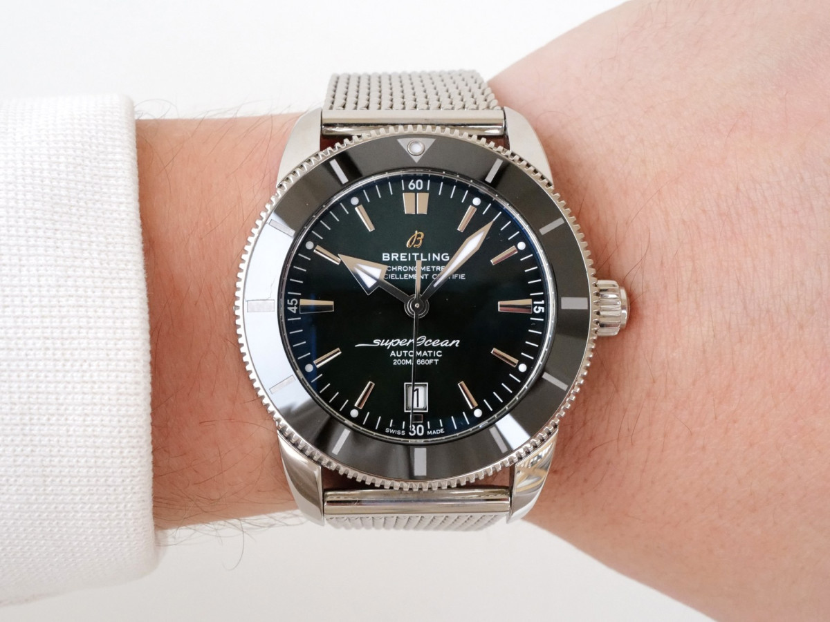 Швейцарський годинник Breitling Superocean Heritage B20 Green Dial 46