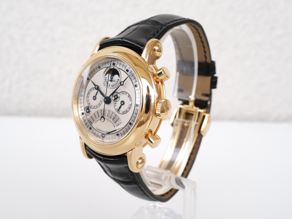 Швейцарские часы Franck Muller Perpetual Calendar Chronograph 18K Yellow Gold 39