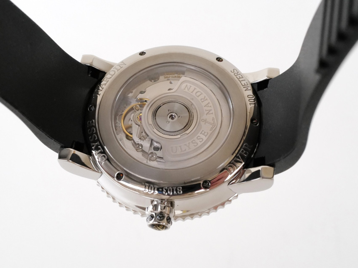 Швейцарський годинник Ulysse Nardin Lady Diver Starry Night Black Diamond Dial Lugs 40