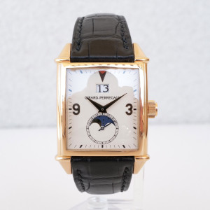 Швейцарський годинник Girard Perregaux Vintage 1945 Big Date Moonp Phases 18K Rose Gold
