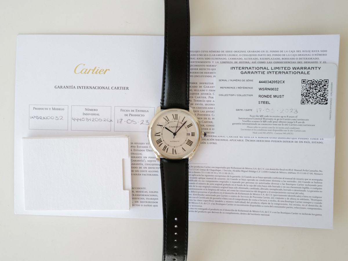 Швейцарський годинник Cartier Ronde Must de Cartier 40