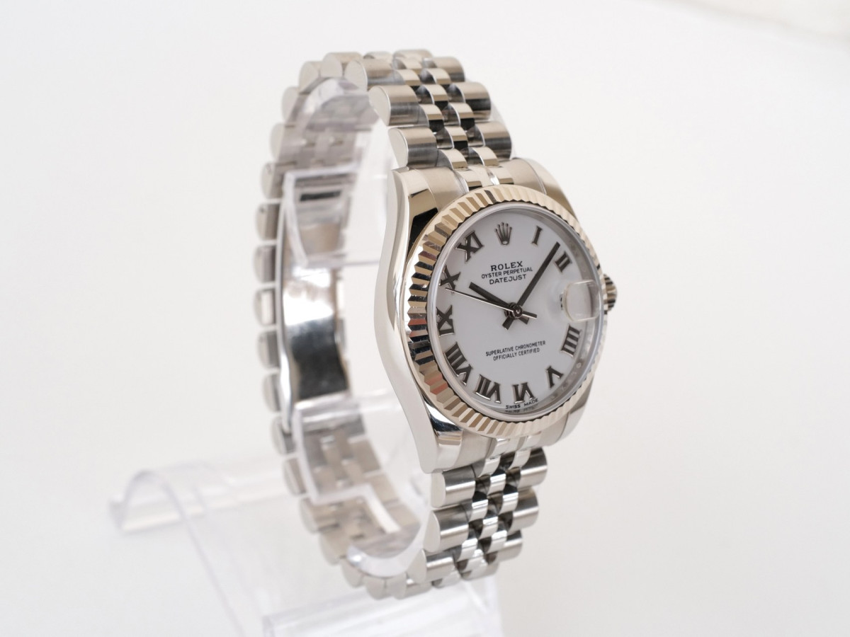Швейцарський годинник Rolex Datejust 31 Jubilee White Roman Dial