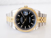 Швейцарський годинник Rolex Datejust 36 Jubilee Steel 18K Yellow Gold Black Dial Roulette Date