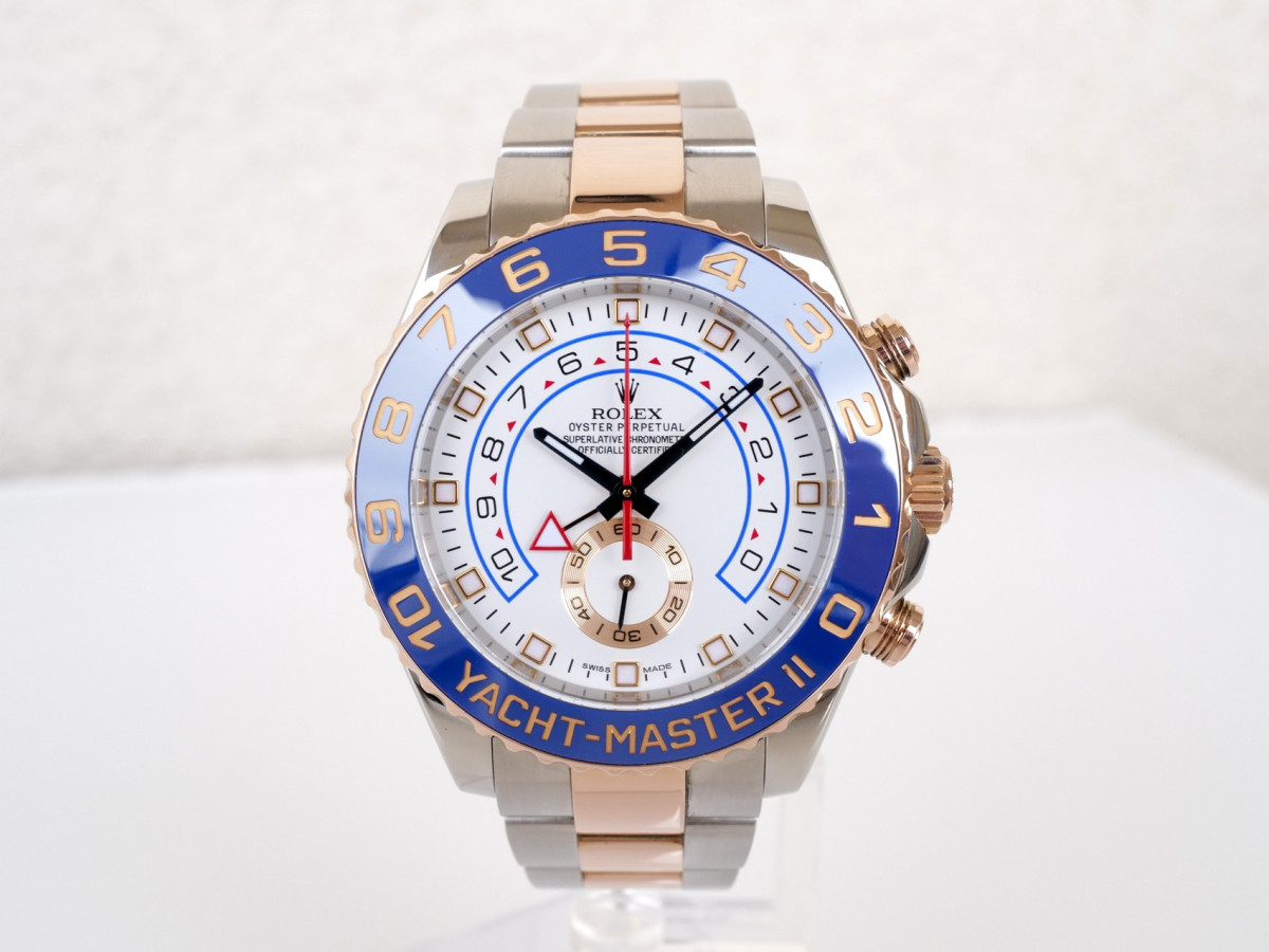 Швейцарський годинник Rolex Yacht-Master II Oyster Steel Rose Gold 44