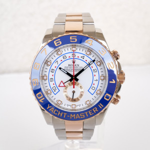 Швейцарський годинник Rolex Yacht-Master II Oyster Steel Rose Gold 44
