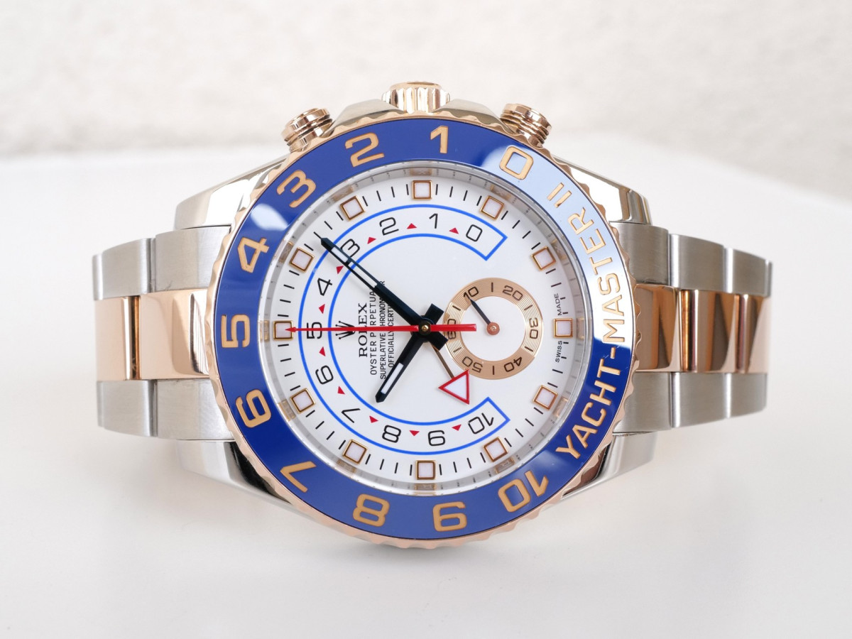 Швейцарський годинник Rolex Yacht-Master II Oyster Steel Rose Gold 44