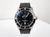 Швейцарський годинник Breitling Superocean Heritage 46 Black Dial Black Rubber Strap Black Buckle