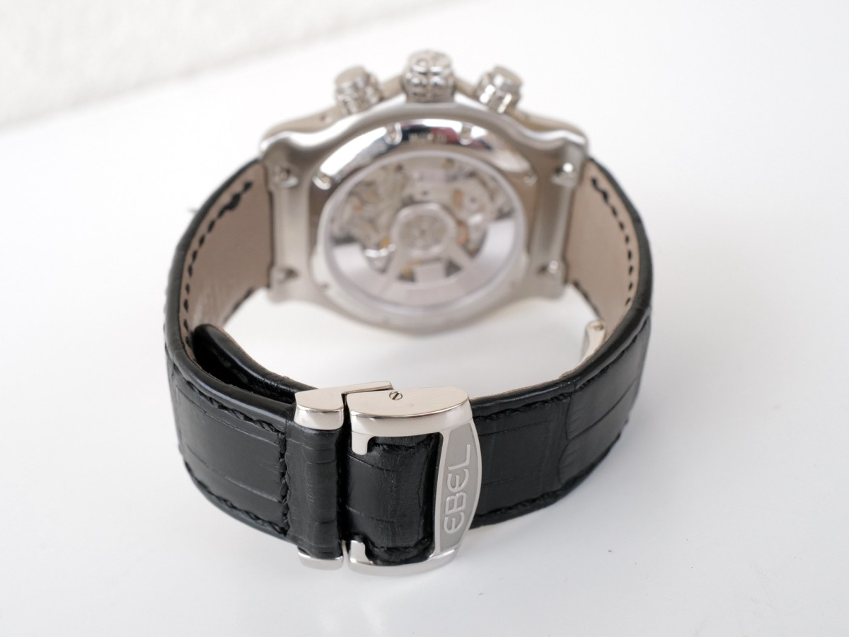 Швейцарские часы Ebel 1911 BTR Heritage Perpetual Calendar Chrono Black Dial 45