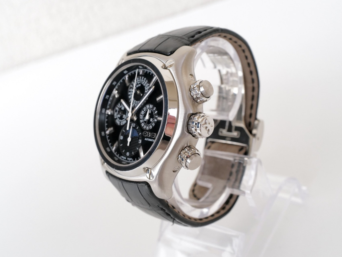 Швейцарские часы Ebel 1911 BTR Heritage Perpetual Calendar Chrono Black Dial 45