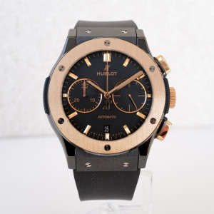 Швейцарський годинник Hublot Classic Fusion Chronograph Ceramic King Gold 45