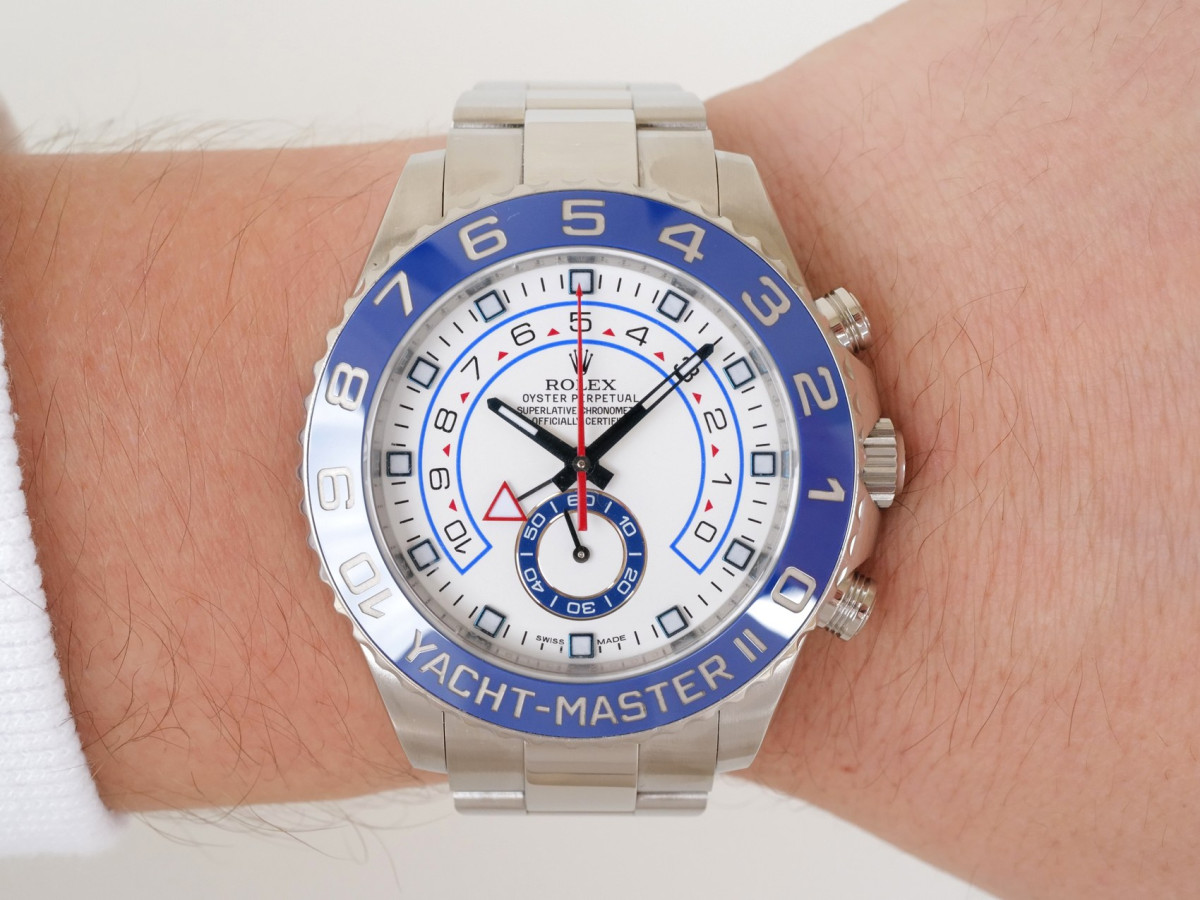 Швейцарський годинник Rolex Yacht-Master II Oyster Steel 44