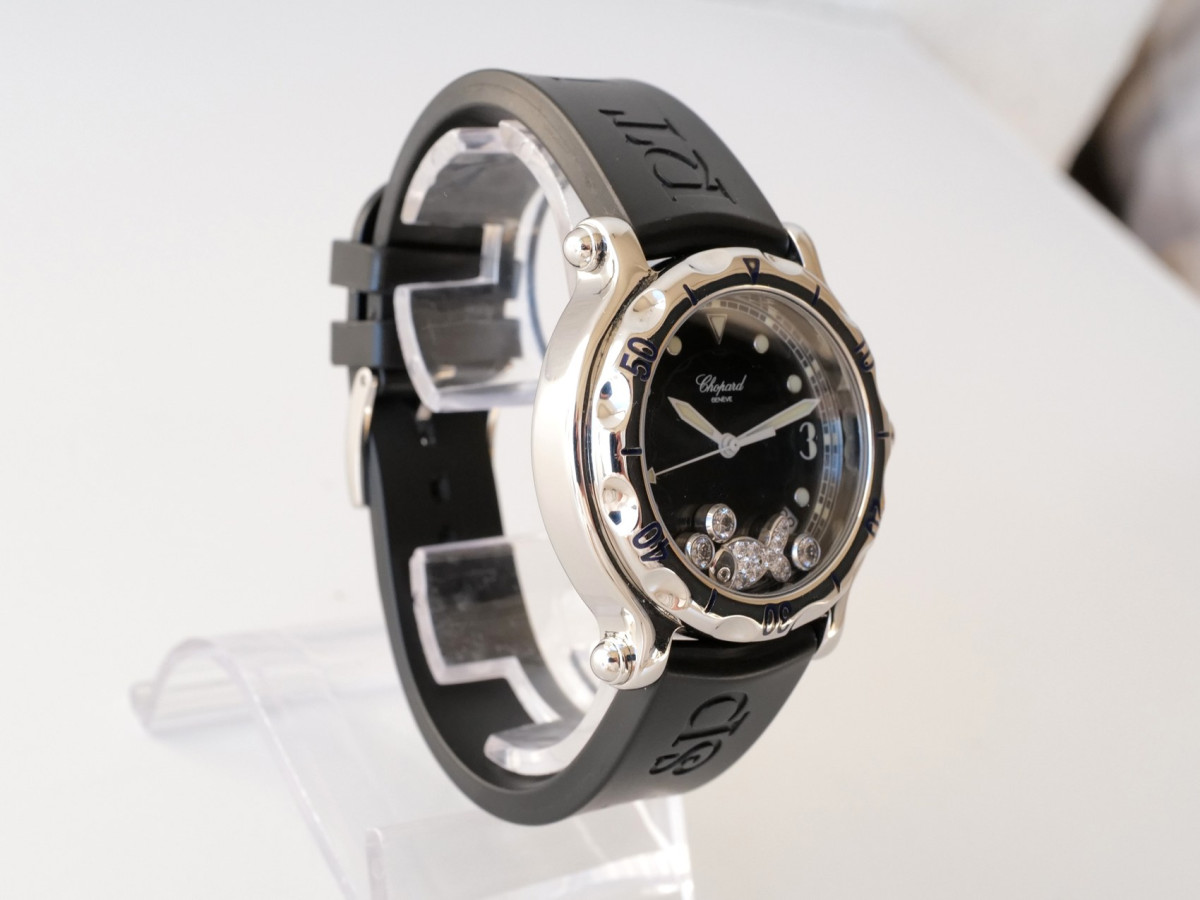 Швейцарские часы Chopard Happy Sport Happy Fish Black Dial 38