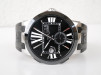 Швейцарський годинник Ulysse Nardin Executive Dual Time Black Rubber Strap Black Dial 43