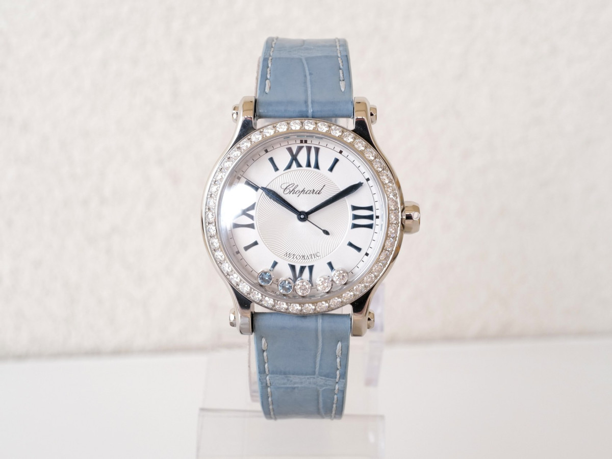 Швейцарський годинник Chopard Happy Sport Aqua Marine Limited Editon Automatic Diamonds 33