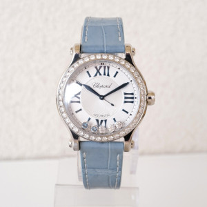 Швейцарський годинник Chopard Happy Sport Aqua Marine Limited Editon Automatic Diamonds 33