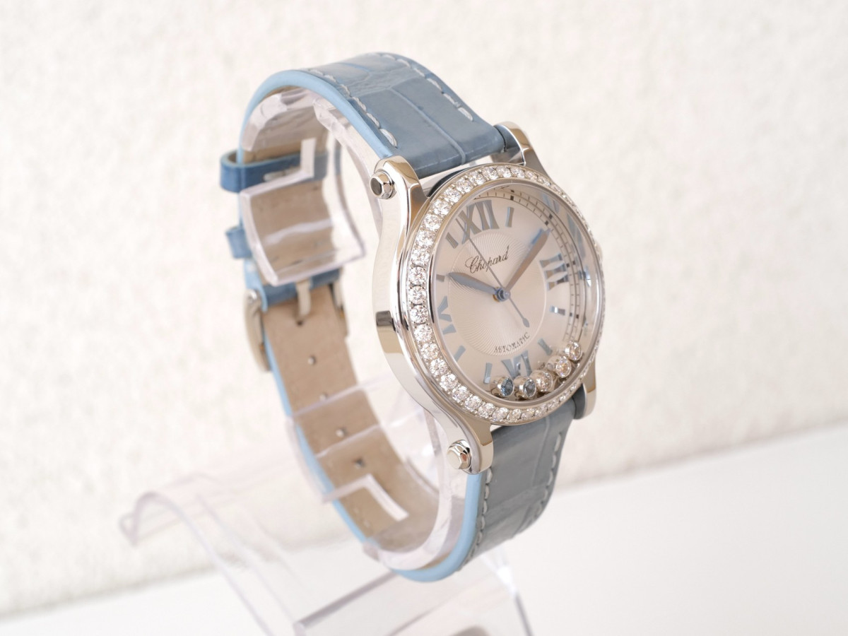 Швейцарський годинник Chopard Happy Sport Aqua Marine Limited Editon Automatic Diamonds 33