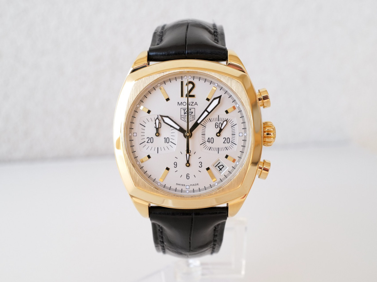 Швейцарские часы TAG Heuer Monza Chronograph 18K Yellow Gold 39