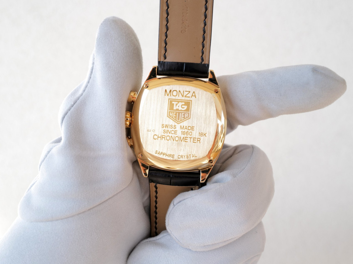 Швейцарские часы TAG Heuer Monza Chronograph 18K Yellow Gold 39