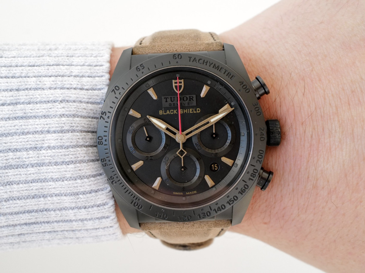 Swiss watch Tudor Fastrider Black Shield Ceramic Chronograph 42