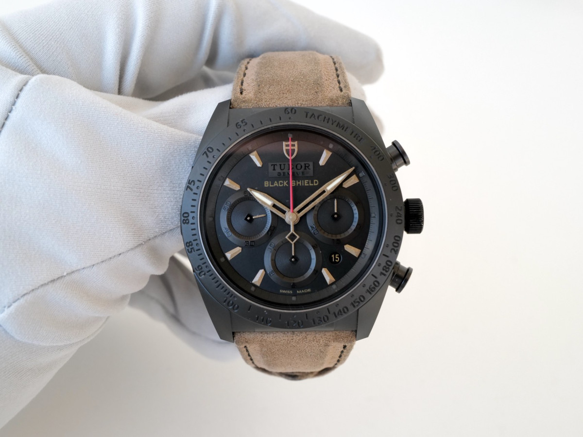 Swiss watch Tudor Fastrider Black Shield Ceramic Chronograph 42