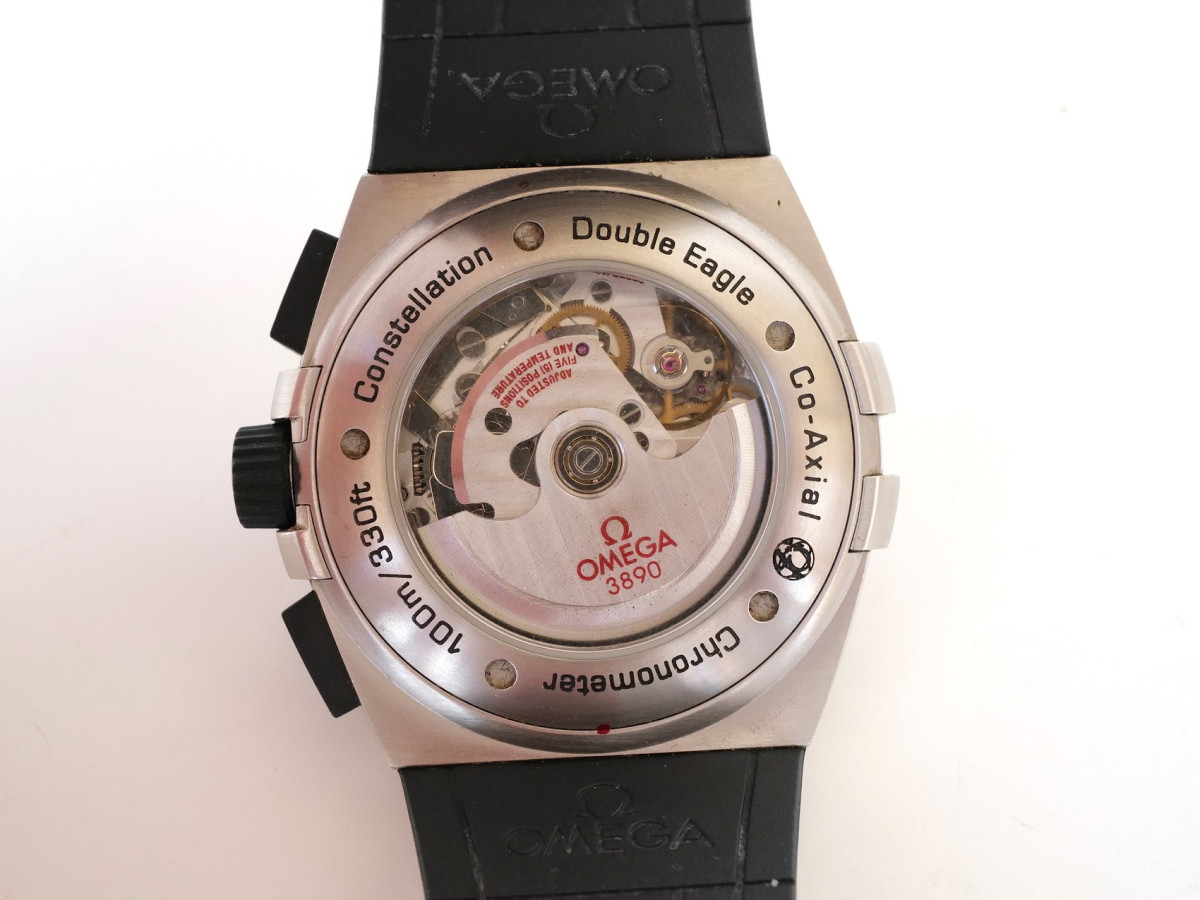 Швейцарские часы Omega Constellation Double Eagle Day Date Chronograph 44