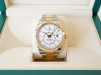 Швейцарський годинник Rolex Sky-Dweller 42 Oyster Steel 18K Yellow Gold White Dial