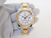 Швейцарський годинник Rolex Sky-Dweller 42 Oyster Steel 18K Yellow Gold White Dial
