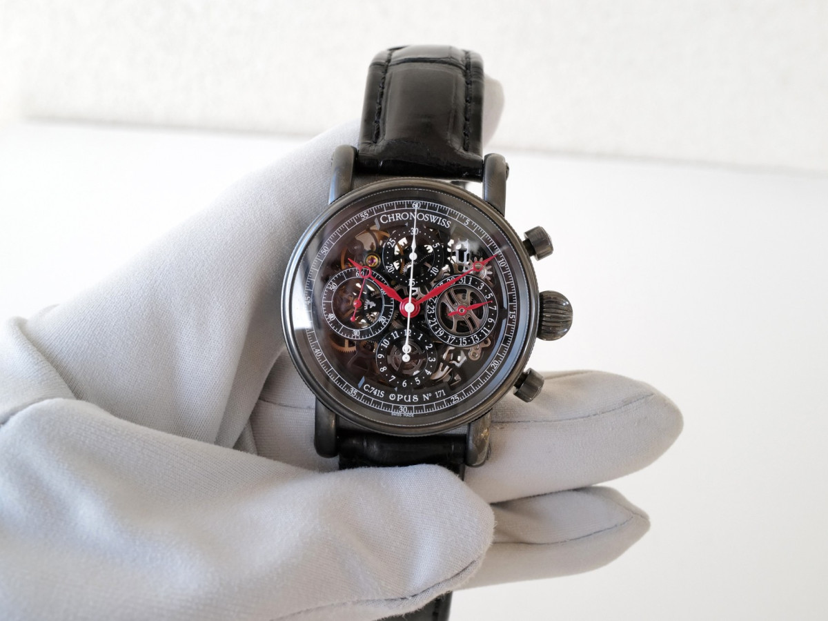 Швейцарские часы Chronoswiss Signature Grand Opus Sirius Chronograph Skeleton 42