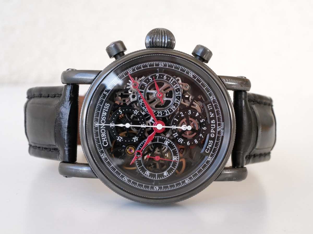 Швейцарские часы Chronoswiss Signature Grand Opus Sirius Chronograph Skeleton 42