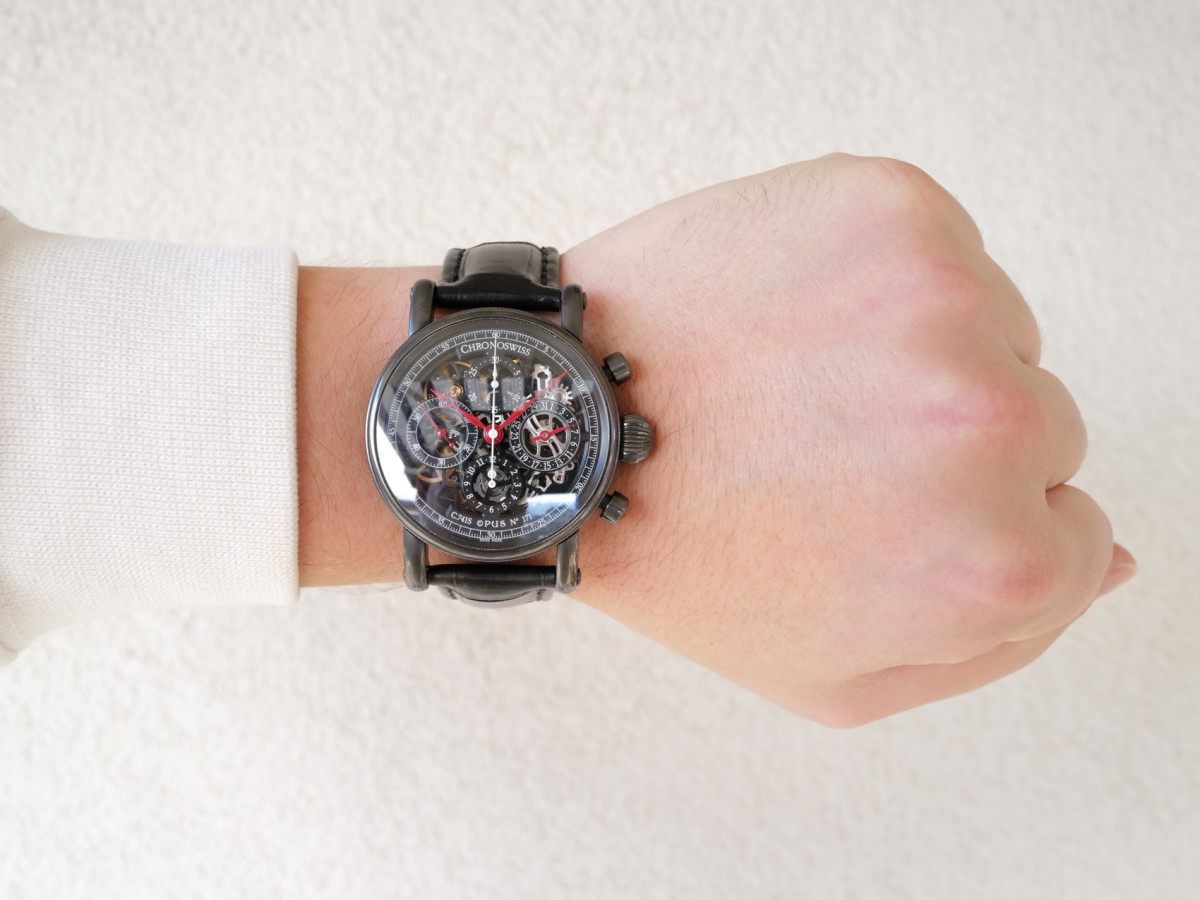 Швейцарские часы Chronoswiss Signature Grand Opus Sirius Chronograph Skeleton 42