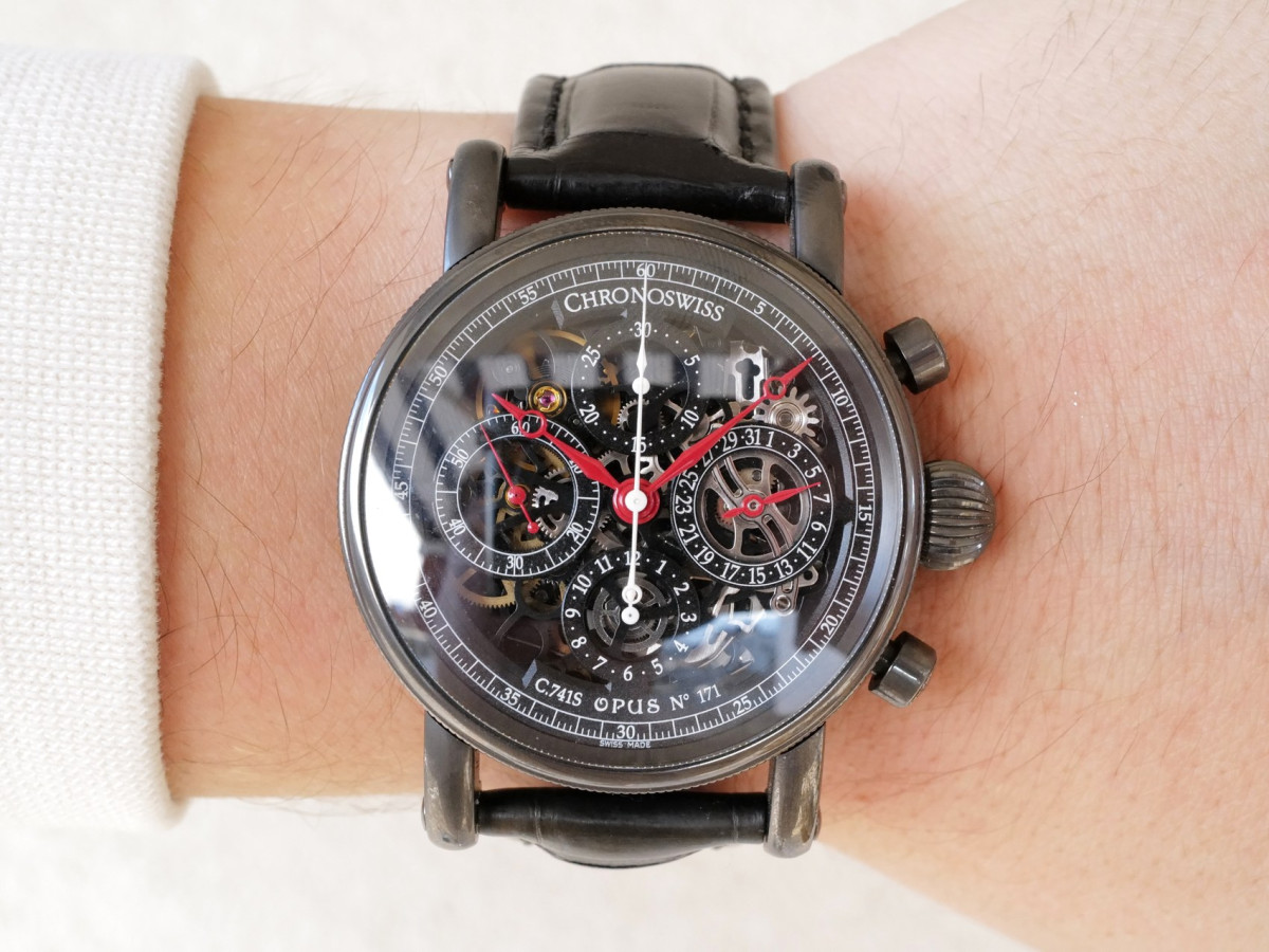 Швейцарские часы Chronoswiss Signature Grand Opus Sirius Chronograph Skeleton 42