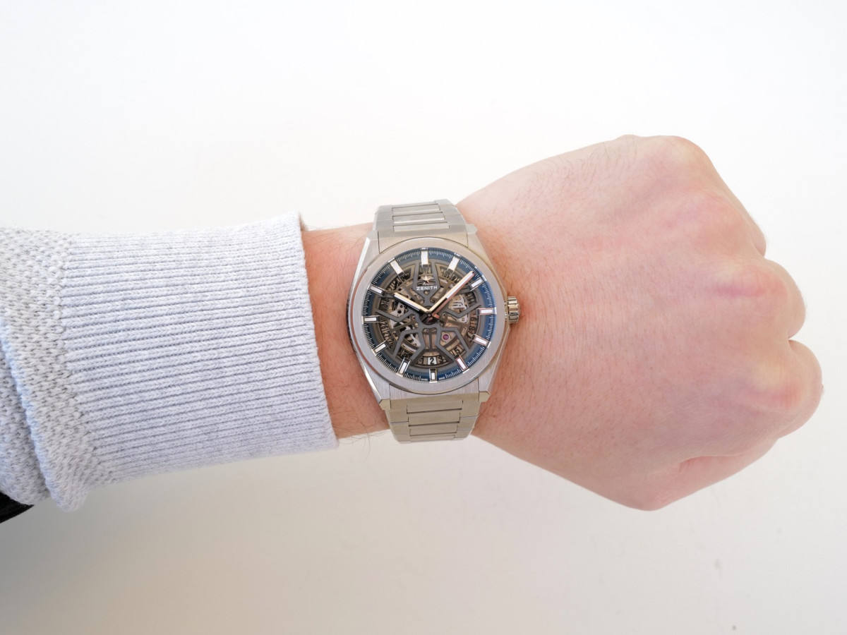 Швейцарський годинник Zenith Defy Classic Titanium Skeleton 41