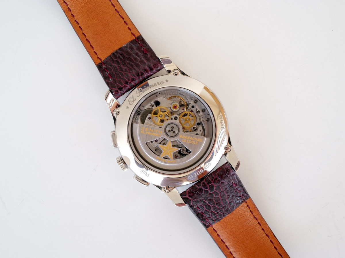 Швейцарський годинник Zenith Captain Chronograph Brown Dial Brown 42
