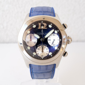 Швейцарський годинник Corum Bubble Chronograph Blue Dial 45