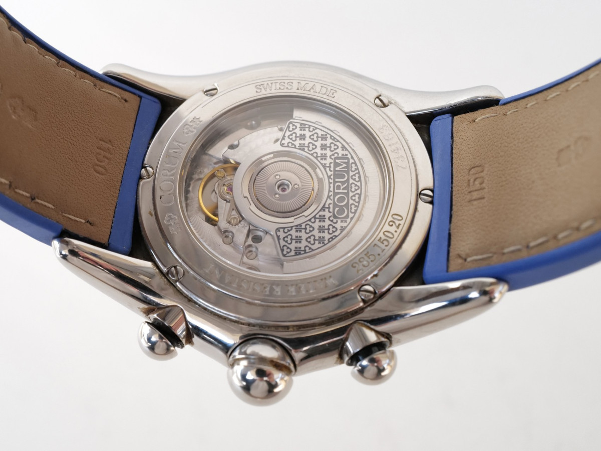 Швейцарський годинник Corum Bubble Chronograph Blue Dial 45