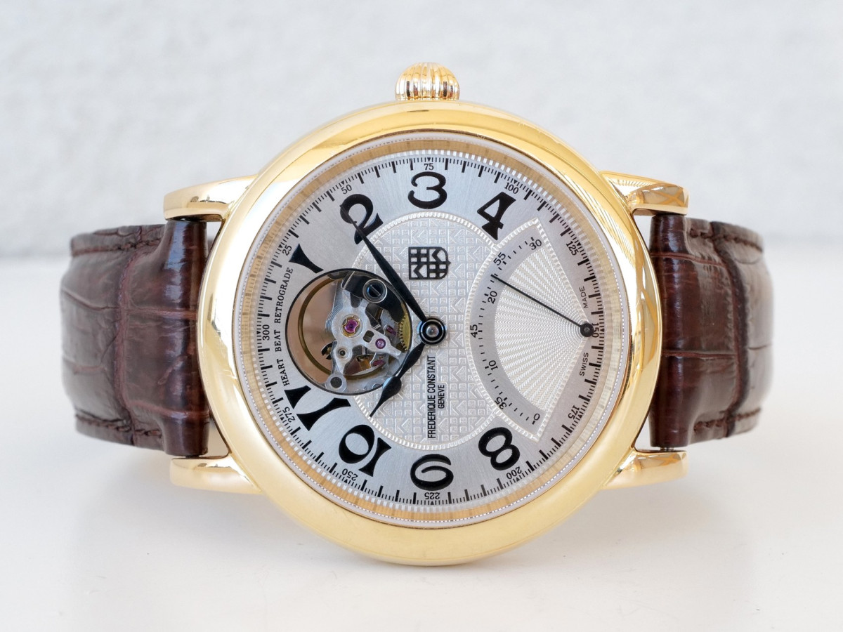 Швейцарський годинник Frederique Constant Heart Beat Retrograde Limited Edition 18K Yellow Gold 39