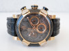 Швейцарские часы Romain Jerome Moon Dust DNA Chronograph 18K Rose Gold Diamonds Lunar Grey Dial Carbon Bezel 46