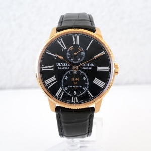 Швейцарские часы Ulysse Nardin Marine Torpilleur 18K Rose Gold 42